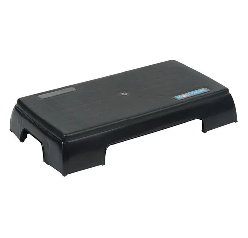 Sport-Thieme Aerobic-Step Workout - Höhenverstellbares Steppbrett - Stepbenches mit rutschfester Oberfläche, ideal für Zuhause und im Studio. Belastbar bis 110 kg, in 2 Höhen erhältlich (13 cm & 18,5 cm) für individuelles Training.