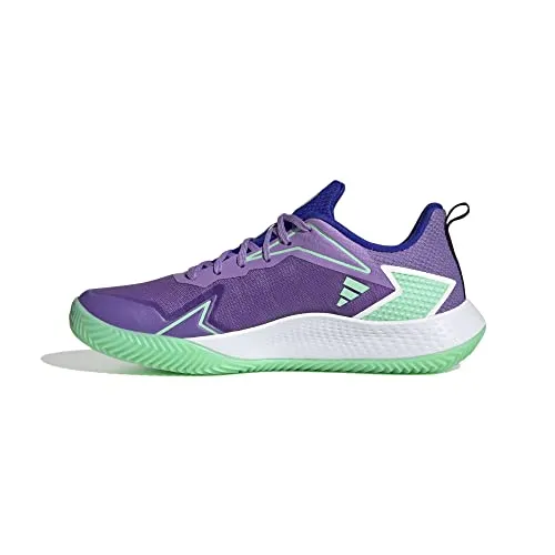 ADIDAS Damen Defiant Speed W Clay Sneaker – Violet Fusion Silver Met Pulse Mint, 38 2/3 EU - Tennisschuhe mit Adiwear-Sohle für exzellente Haltbarkeit und normale Passform – ideal für ambitionierte Spielerinnen.