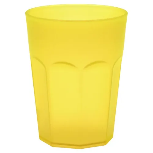 ENGELLAND Kunststoffbecher Party-Becher Plastik Gläser Mehrweg 0,25 Gelb