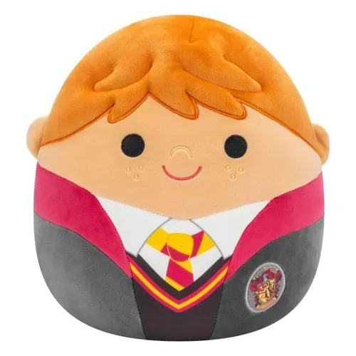 Squishmallows Ron Weasley Plüsch 40 cm – Jumbo Ultrasoft Harry Potter - Stofftier & Teddybär, super-soft Ron Weasley Plüsch in Gryffindor-Bademantel, offizielles Harry-Potter-Lizenzprodukt, ideal zum Kuscheln und Sammeln.