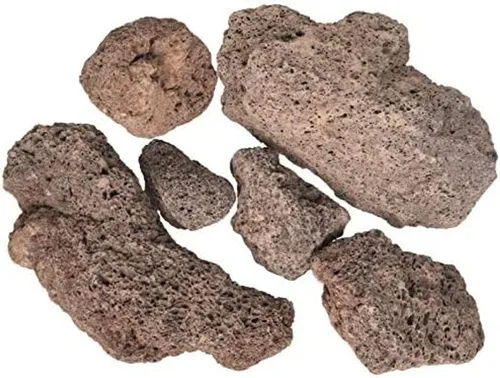 GRILLCHEF Lavasteine 3kg Nachfüllpackung Gasgrills gleichmäßige Wärmeverteilung