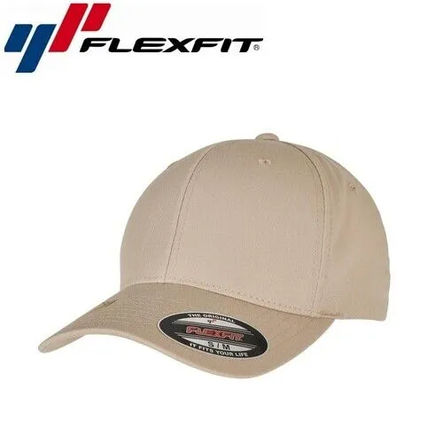 Flexfit 110F One Ten Snapback Red Baseball Cap L/XL Khaki