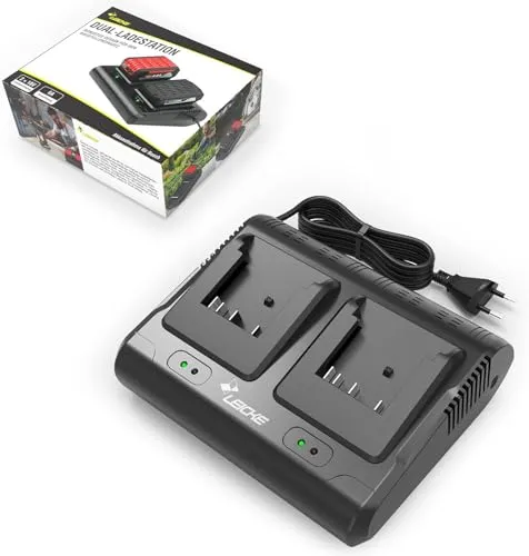 LEICKE Doppelladegerät für Bosch 18V Akkus – Schnell und sicher