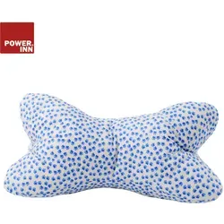 POWER INN® Leseknochen | Weiß mit Pfoten | Nackenkissen | Reisekissen