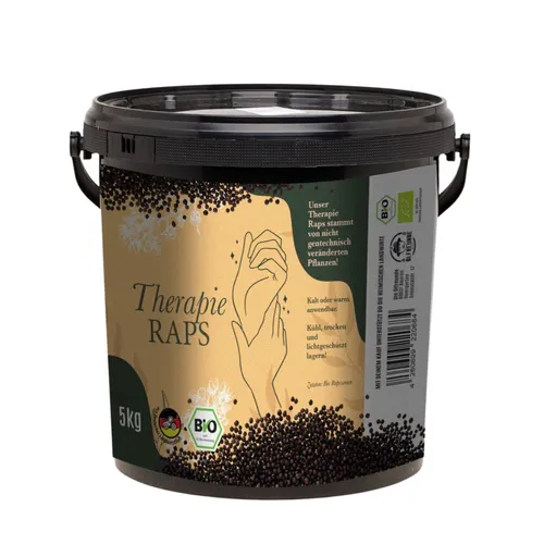 Therapie Bio Rapssamen im Eimer 5kg