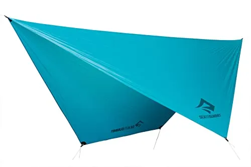 Sea To Summit Hammock Ultralight Tarp 15d Plane Blau - Campingausrüstung mit minimalistischem Design für optimalen Wetterschutz, nur 330g leicht und ideal für Hängemattenreisende.