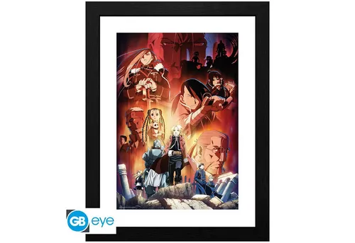 ABYstyle Poster FULLMETAL ALCHEMIST - Framed print Key Art