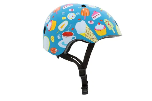 HEAD CANDY Kinderhelm - mittel (53-58cm) - Fahrradhelm für Kinder (53-58cm), leicht und individuell verstellbar, ideal für Fahrrad, Scooter und Skateboard mit 11fach Belüftung und LED-Rücklicht in 3 Modi.