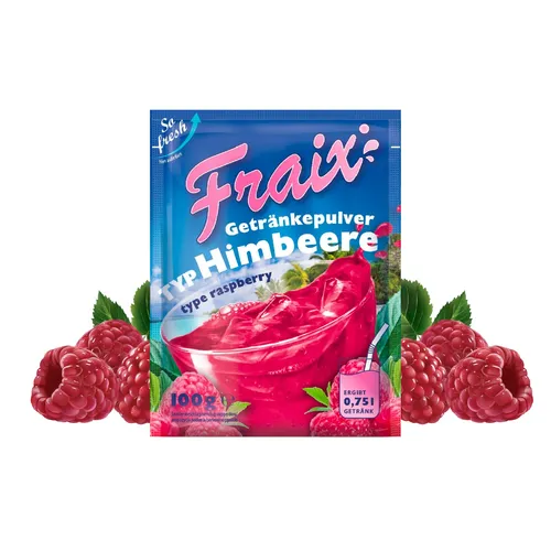 FRAIX Getränkepulver Himbeere 25er Pack