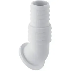 Geberit Winkelschlauchtülle 242691111 für Aufputz-Siphon für Geräte, Kunststoff, weiß