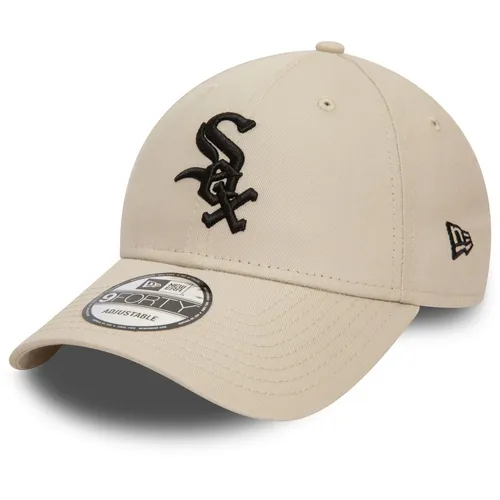 New Era 9Forty Strapback Cap - Chicago White Sox - Unisex Baseballcap in stone beige, aus 100% Baumwolle, ideal für den Sommer und sportliche Freizeitaktivitäten.