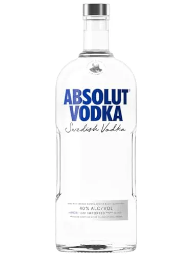 Absolut Vodka 40% Vol. 1,75l - Premium Wodka für besondere Anlässe - Wodka, 40% Vol., 1,75l Flasche, ideal für Cocktails und Partys, mit reinem Geschmack und einzigartiger Qualität.