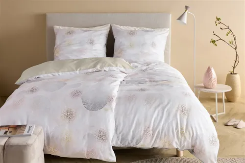 Beddinghouse Bettwäsche Jorg Grey 155 x 220 cm - Bettwäsche aus hochwertigem Mako-Satin, 100% Baumwolle für höchsten Schlafkomfort. In zeitlosem Grau mit edlem Glanz und nachhaltiger Verpackung für umweltbewusste Verbraucher.