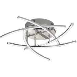 Fischer-Honsel LED-Deckenleuchte 5-flammig chrom von Fischer & Honsel