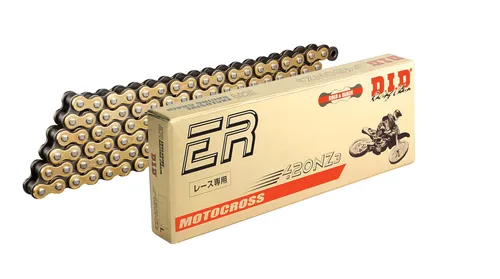 Kette DID Standard 420NZ3 92 Clipschloss FJ gold schwarz (1/2 x 1/4 x 7,75)