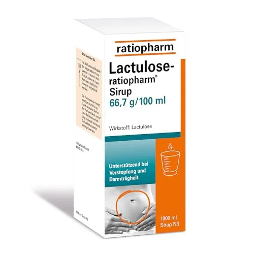 Lactulose-ratiopharm Sirup 66,7 g/100 ml von ratiopharm