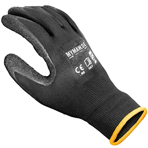 Paar Arbeitshandschuhe 'Gecko' mit perfektem Grip für die Arbeit im Paket, Größe:11 12