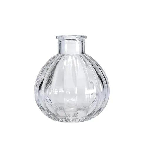 Stück leere klare Glasdiffusor-Flasche Aromatherapie-Diffusor Gefäß dekorative Vase Duftzubehör für DIY Ersatz Schilfrohr Diffusor-Sets ätherische Öle Handwerk Dekor 1