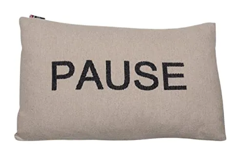 David Fussenegger Kissenhülle Pause Natur, 60x40 cm von David Fussenegger