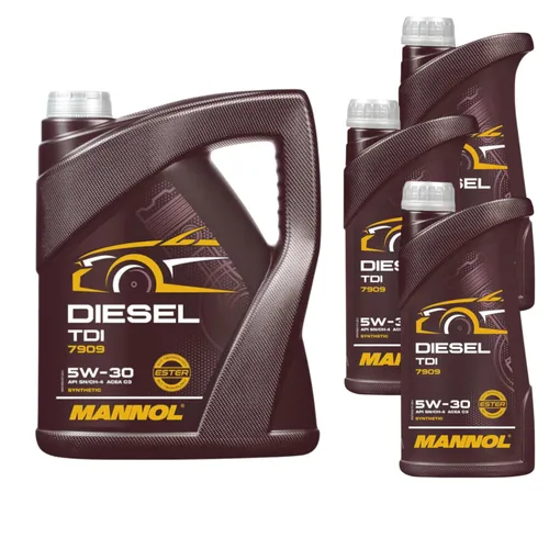 Liter MANNOL Diesel TDI 5W-30 Motoröl API SN/CH-4 ACEA C2 C3 GM dexos2 8