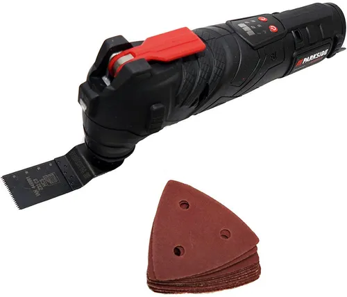 HEADNMORE® Bundle - PARKSIDE PERFORMANCE® 12V Akku Multitool PPMFWA 12 A1 mit Schlüsselanhänger - Multifunktionswerkzeuge mit Oszillationstechnik für präzises Arbeiten. Ideal zum Sägen, Schleifen und Trennen von verschiedenen Materialien. Inklusive praktischer Aufbewahrung und HEADNMORE Flaschenöffner.