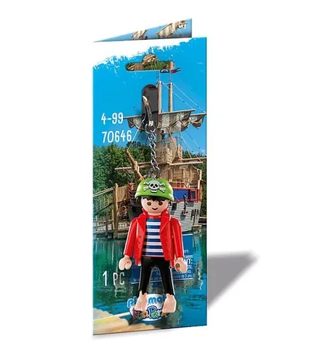 PLAYMOBIL 70646 SCHLÜSSELANHÄNGER PIRAT RICO NEU OVP, mehrfarbig,PLAYMOBIL