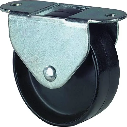 Bockrolle 25 mm Lg.G Stahlbl verz Kunstst.-Rad