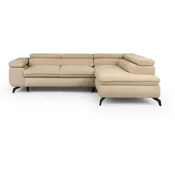 S-STYLE Ecksofa Bonnie mit Schlaffunktion in Braun - Stilvolles S-STYLE Ecksofa Bonnie in Braun, ideal für Ihr Wohnzimmer. Mit Schlaffunktion und hochwertiger Verarbeitung, bietet es Komfort und Flexibilität im Alltag.