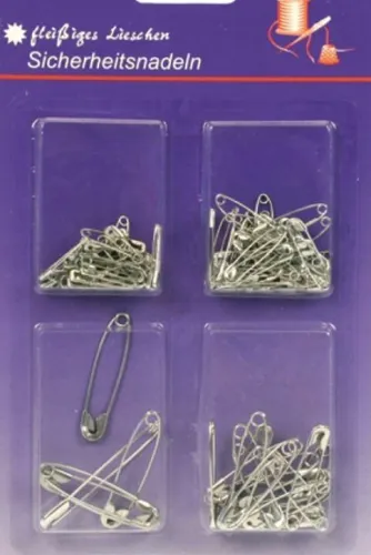 Sicherheitsnadeln 100 St. in verschiedenen Größen 2 - 4,5cm 95065872