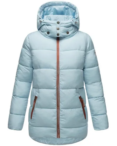 Navahoo Winterjacke Wattewölkchen Modische Damen Steppjacke mit kontrastfarbenen Details