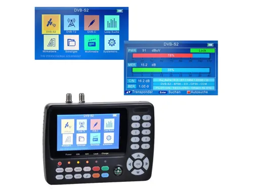 Summit Digital Satfinder SCT 845 Messgerät für Sat, Kabel und Terrestrisch