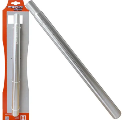 Ergotec Sattelstütze Ergotec Sattelstütze Alu Kerze 27,0 x 300 mm silber