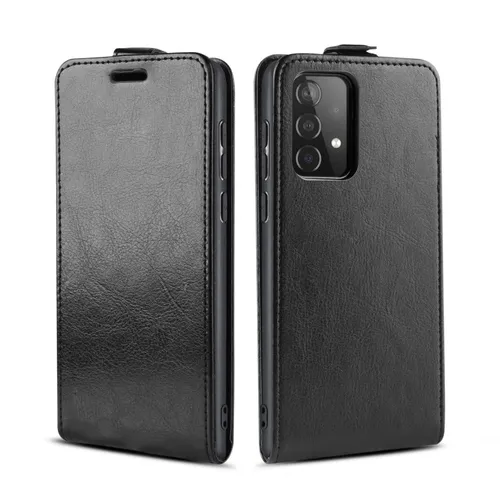 Handy Hülle für Samsung Galaxy A52 A52 5G Handyhülle Klapphülle Cover Schwarz