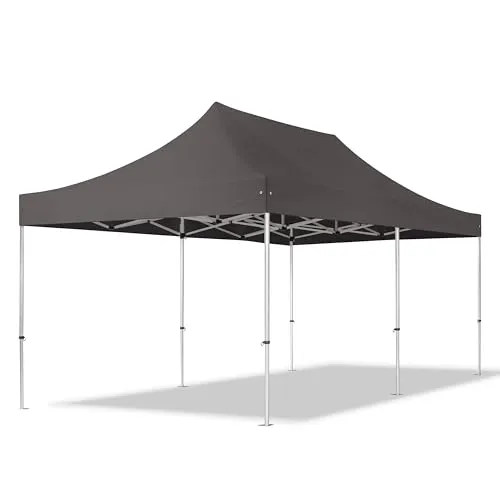 TOOLPORT Faltzelt Professional 3x6 – Dunkelgrau in grau von Toolport
