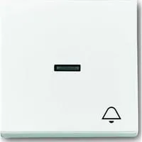 Wippe mit Symbol Klingel weiß (glänzend), Retail