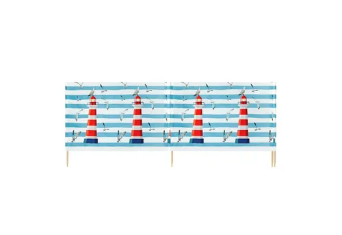 Ladeheid Windschutz Strand Sichtschutz 4m LAEX001 von Ladeheid