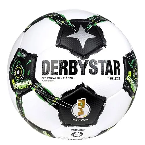 Derbystar Fußball DFB Pokal Player Special Gr. 5, 25/26 - Hochwertiger Spielball für den DFB Pokal, ideal für ambitionierte Spieler und Teams.