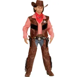 Cowboy Kostüm für Kinder – Western Outfit von Widmann | Größe 140