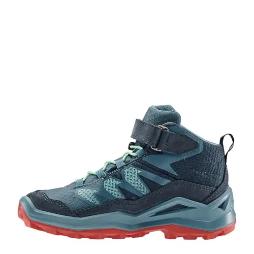 Lowa Maddox PRO GTX MID VC JR 968 Navy/Rauchblau 38 - Wanderschuhe mit Gore-Tex: wasser- und winddicht, atmungsaktiv und ideal für aktive Kinderabenteuer in der Natur.