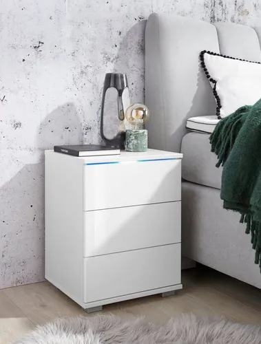 Nachtkommode mit LED-Beleuchtung von priess