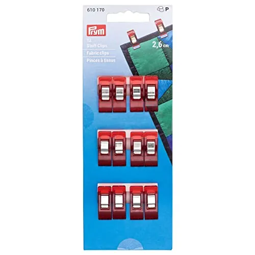 Prym 610170 Stoff Clips 2,6 cm