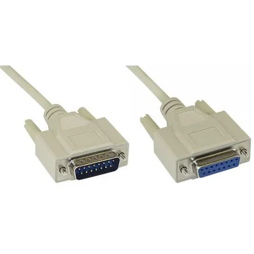 Joystick-Verlängerungs-Kabel 15-polig SubD ST/BU 5m