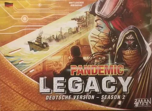 Pandemic Legacy Season 2 Brettspiel - Gesellschaftsspiel mit spannender Story und kooperativem Gameplay für unvergessliche Spielabende.