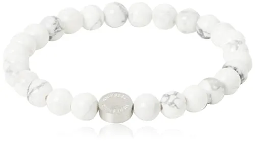 LIEBESKIND Damen-Armband Edelstahl mattiert 17 cm in weiß von Liebeskind Berlin