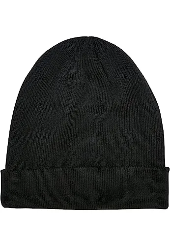 Urban Classics Unisex Recycled Basic Beanie Black, one Size