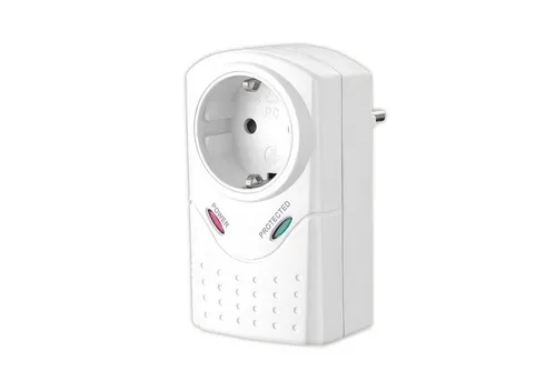HAC24 Steckdose Steckdosenadapter Überspannungsschutz Blitzschutz Geräteschutz, 1-St., Maximale Last 3380 Watt Mit Kindersicherung