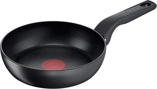 Tefal Hard Titanium PRO Frypan 20 cm - Hochwertige Pfanne mit ultra-resilienter Titanium-Beschichtung, die bis zu 3x länger hält. Ideal für perfekte Garergebnisse dank innovativer Thermo-Signal-Technologie.