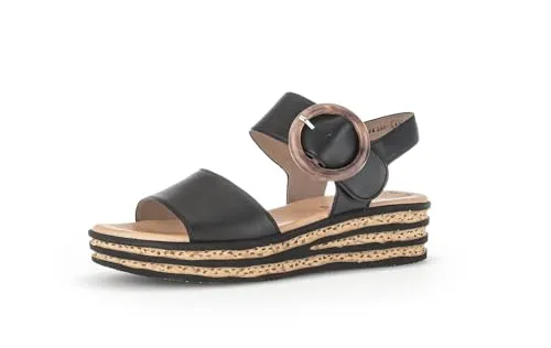 Gabor Damen Plateausandalen - Bequeme Sommerschuhe mit dicker Sohle - Kategorie: Wanderschuhe, ideal für lange Spaziergänge und Freizeit, bietet perfekten Komfort durch das Best Fitting Design und hochwertige Materialien.