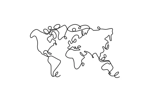 Wallity Wanddekoobjekt 100% METAL, 120 x 70 x 1,5 cm U1159