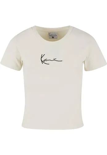 Karl Kani Damen KW-TE011-003-06 Small Signature Essential Short Tee Off White, S